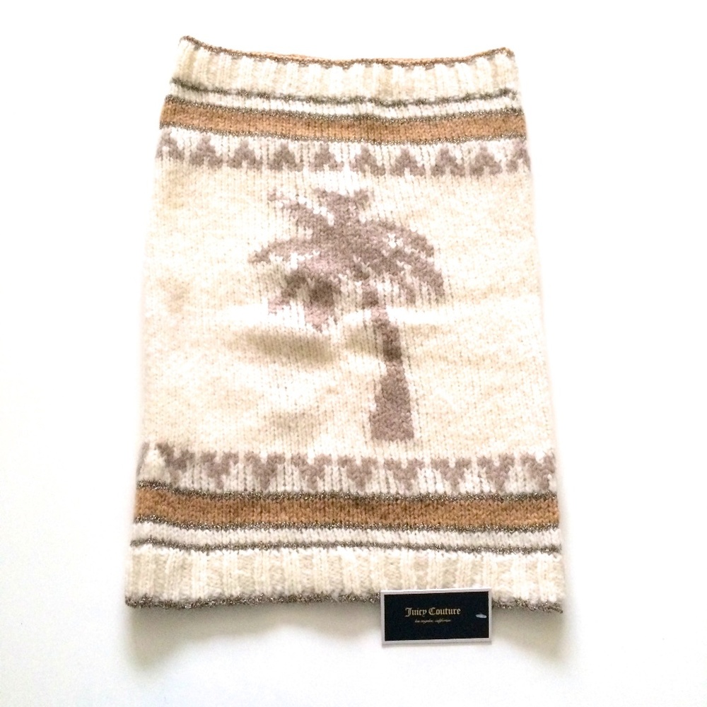 Juicy Couture Rabbit Angora Snood Tube Scarf
